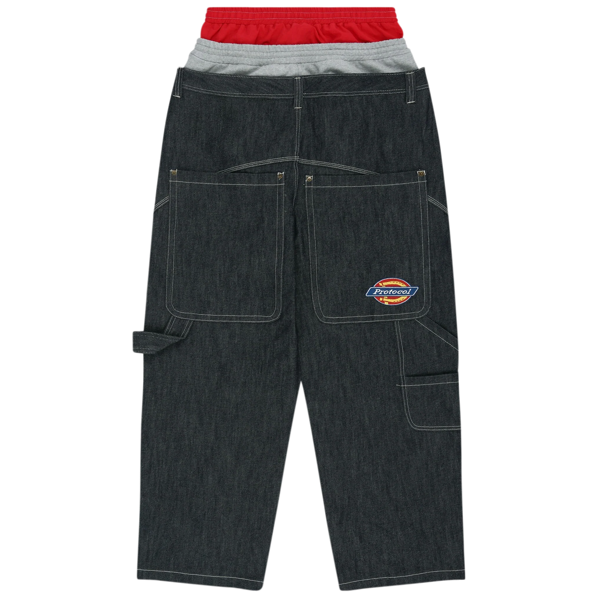 3 Layered Denim Pants - Image 2