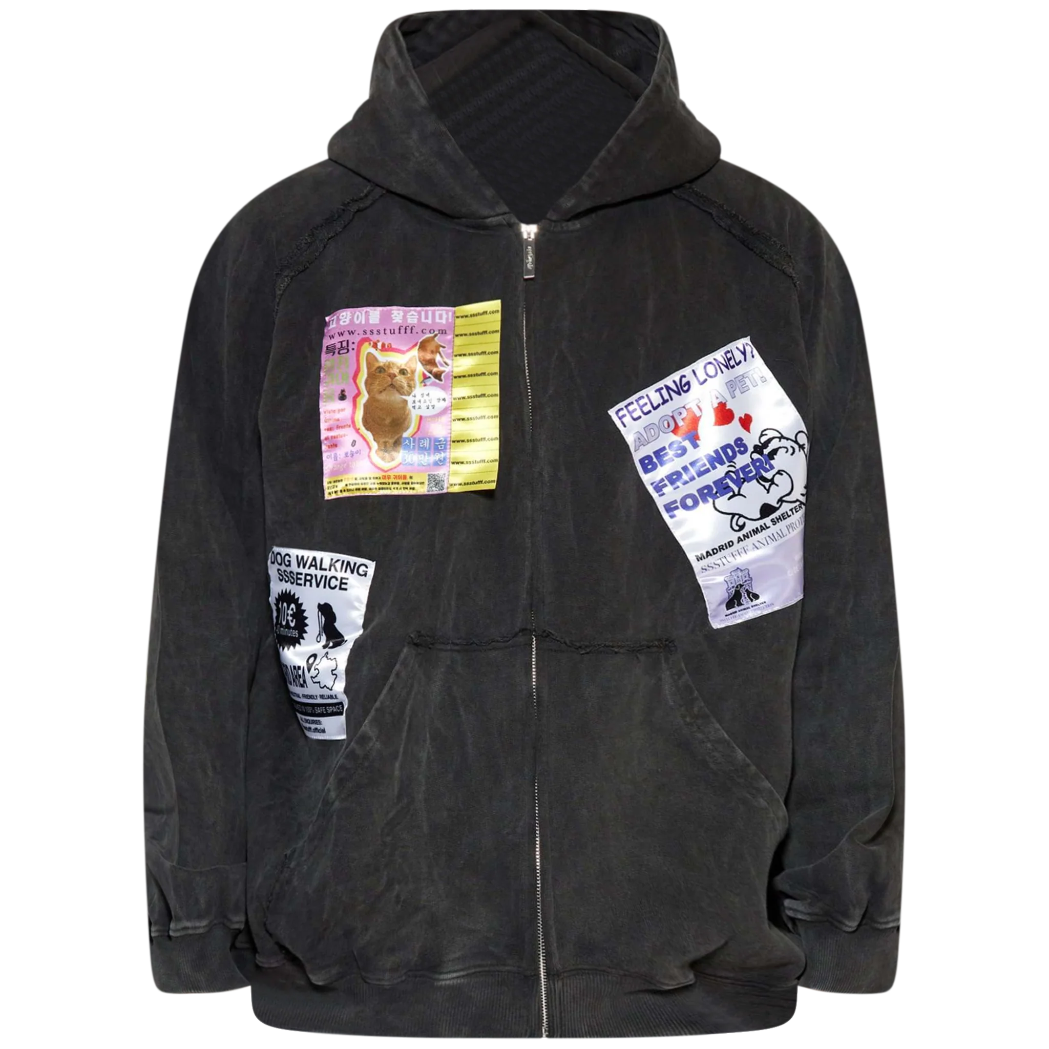 Raglan Ads Zip-Up