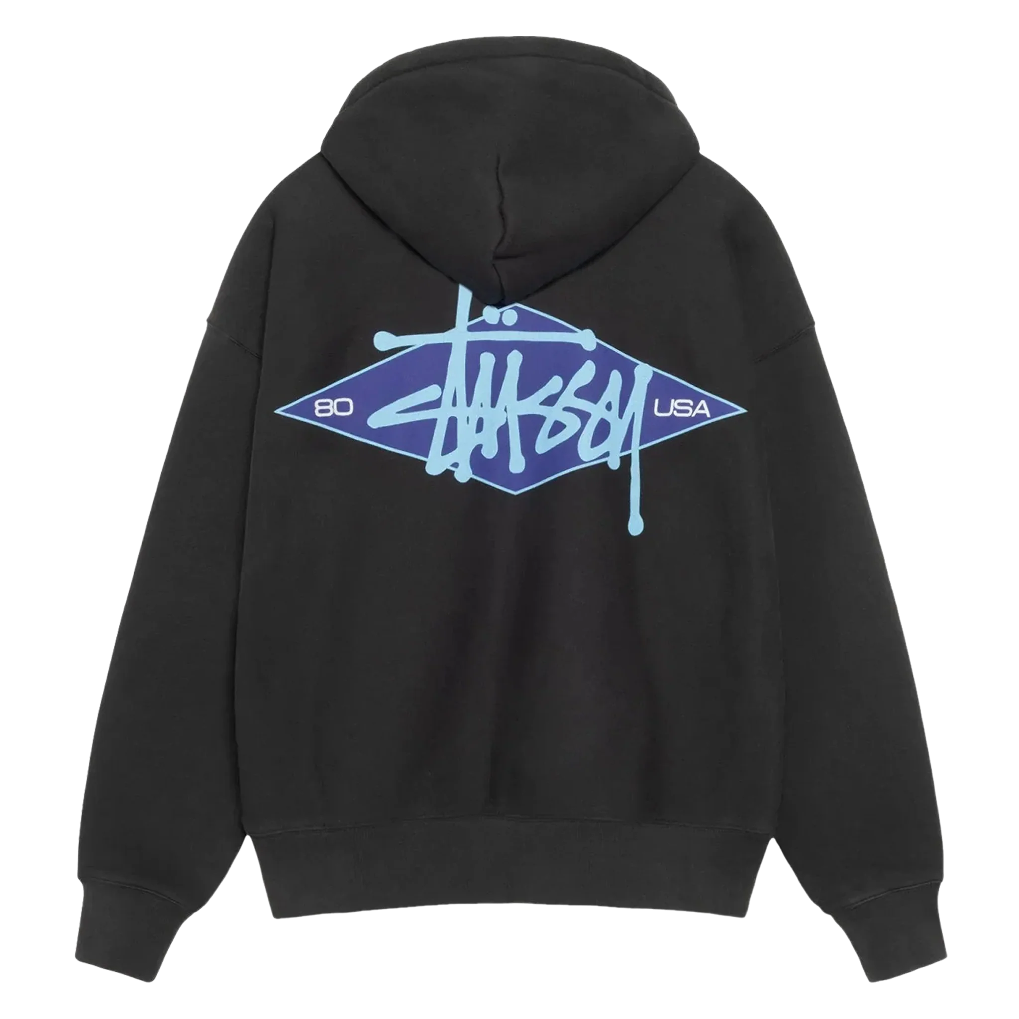 Basic Diamond Zip Hoodie - Image 2