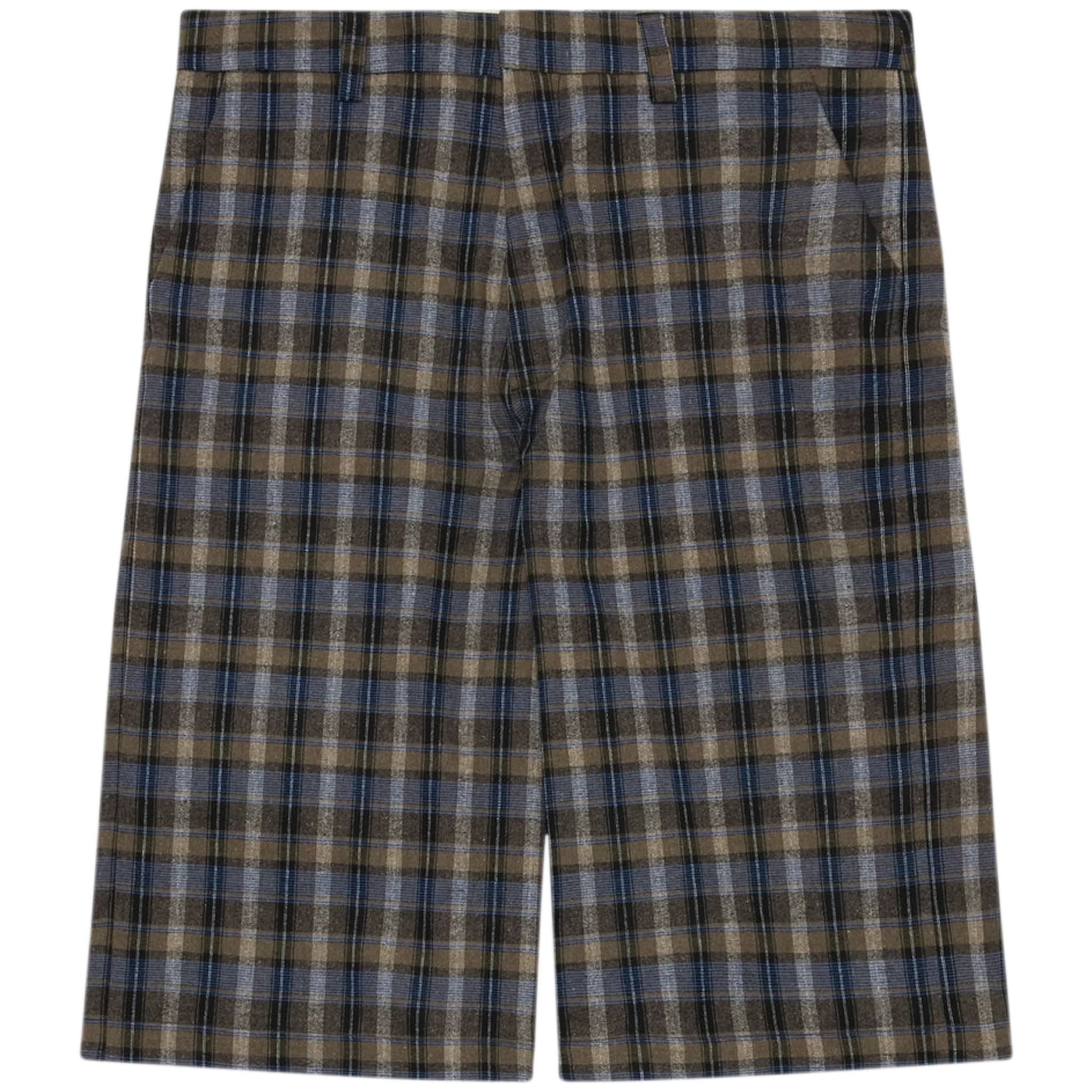 Check Woven Shorts