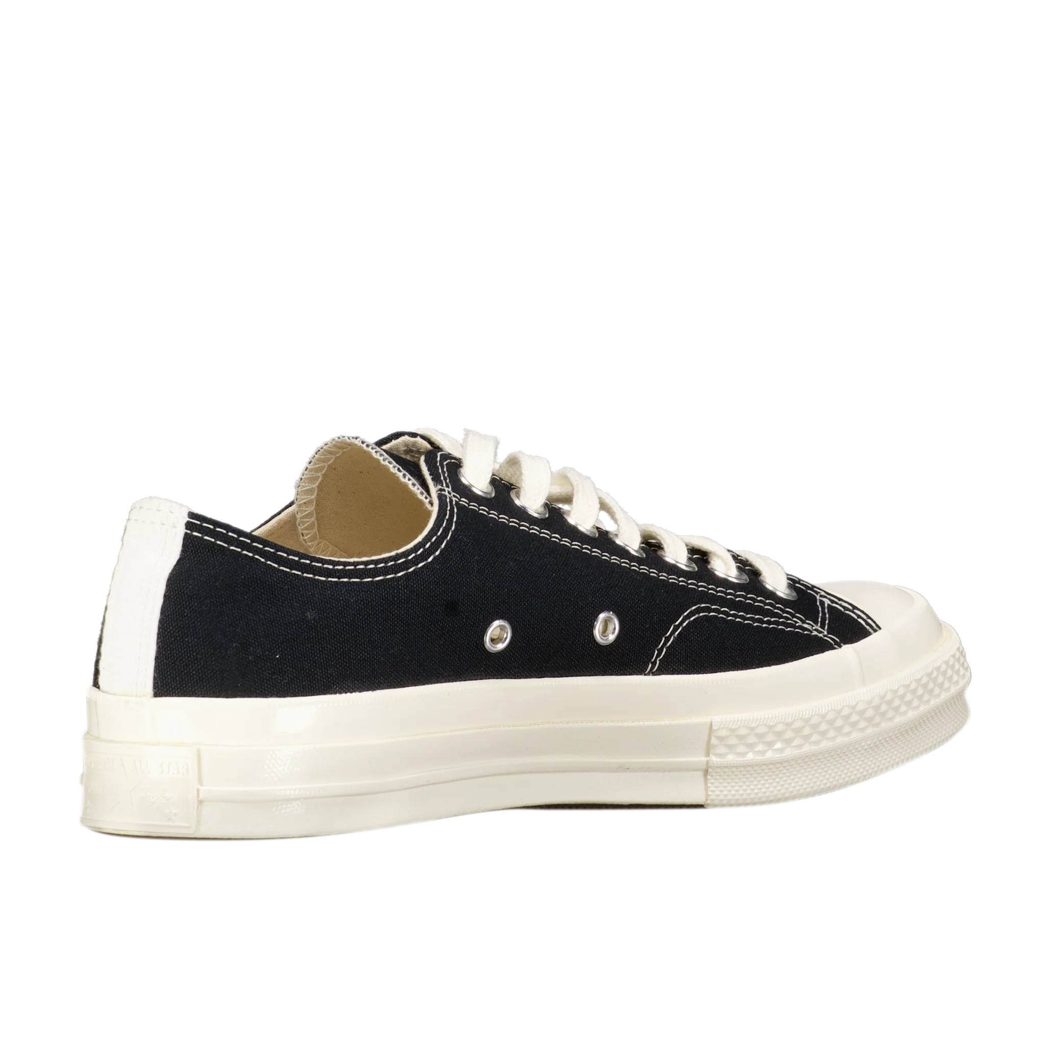 Converse Chuck 70 Low X Comme des Garçons PLAY 'Small Red Heart - Black' - Image 3