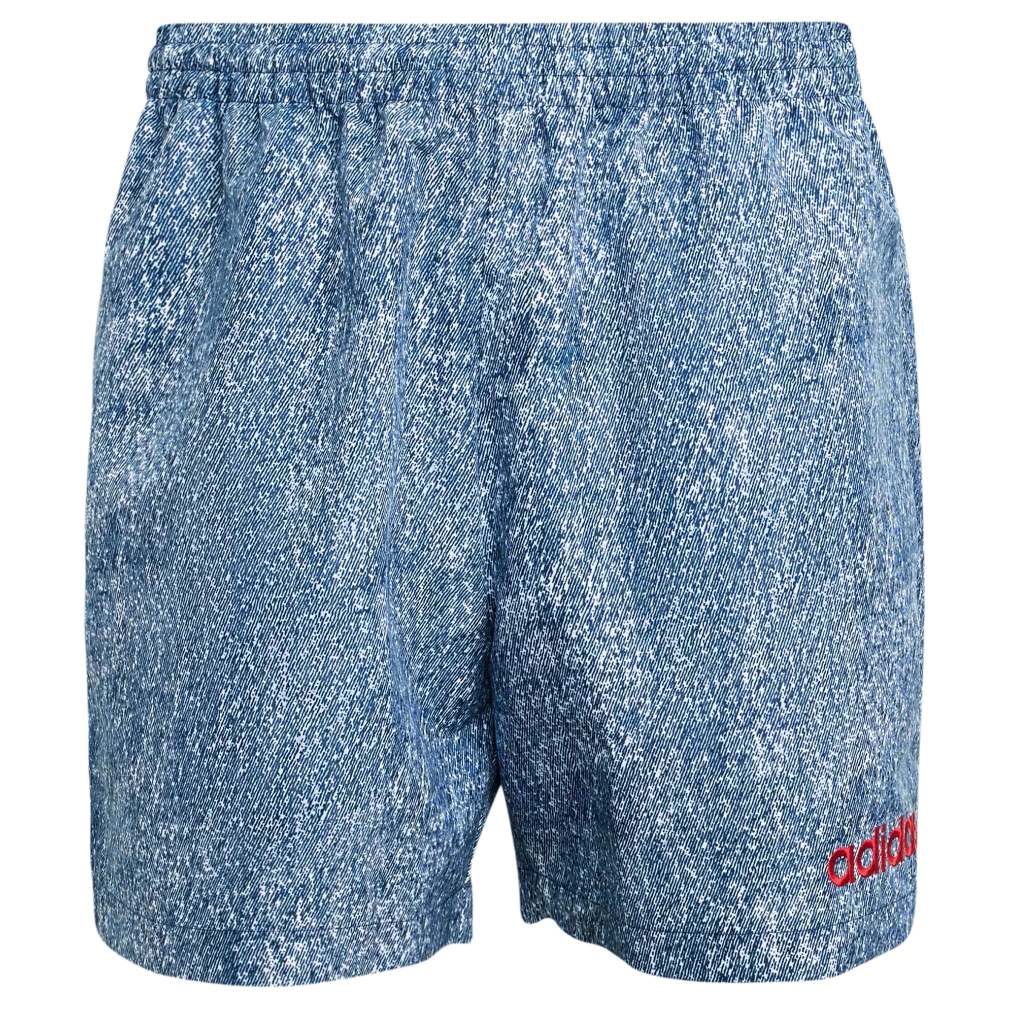 Denim Graphic Shorts