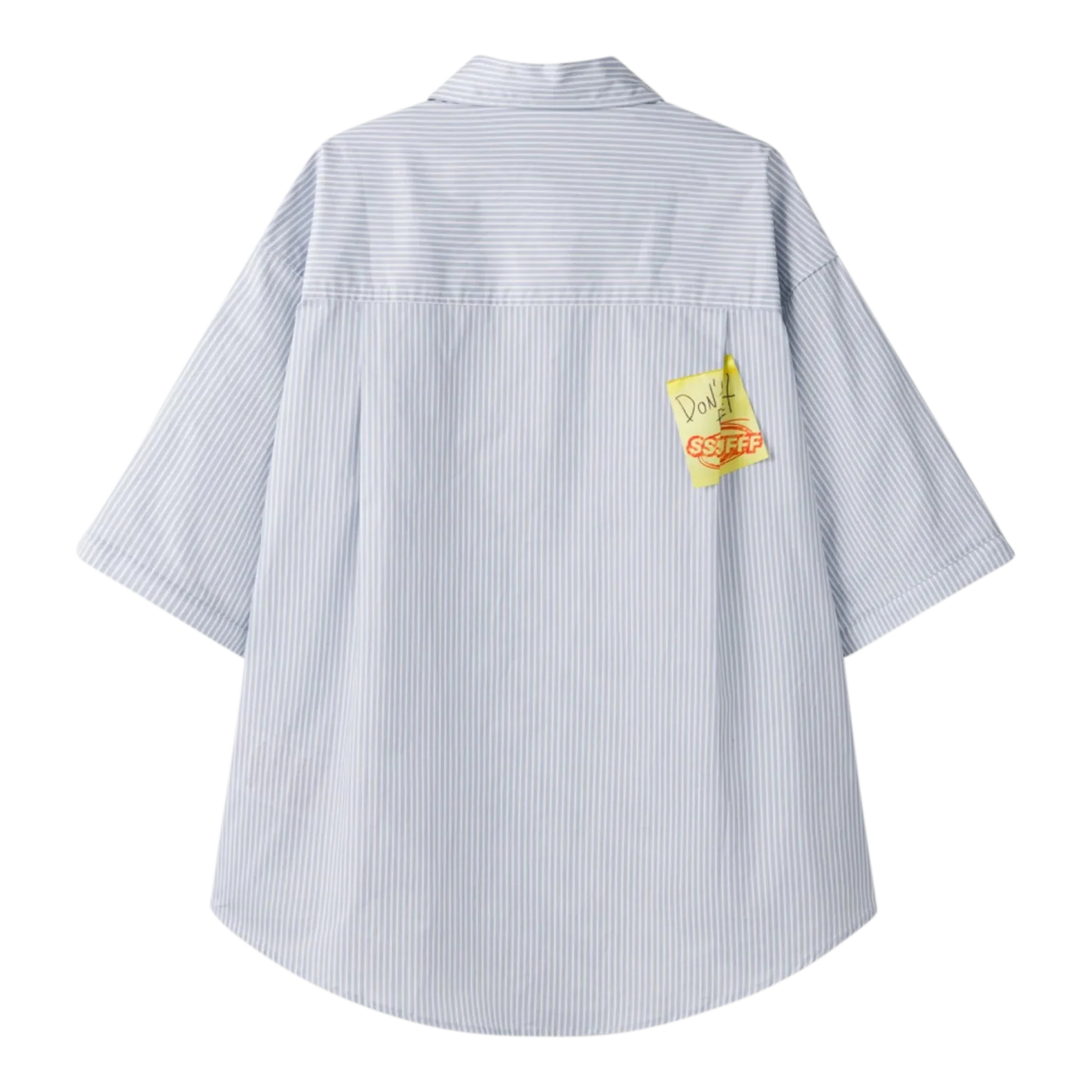 Detachable Sleeves Tie Shirt - Image 4