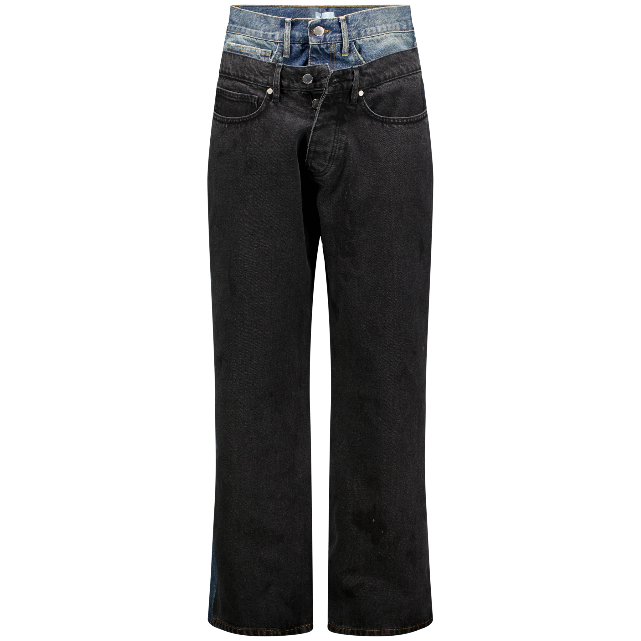 Double Waist Denim Jeans