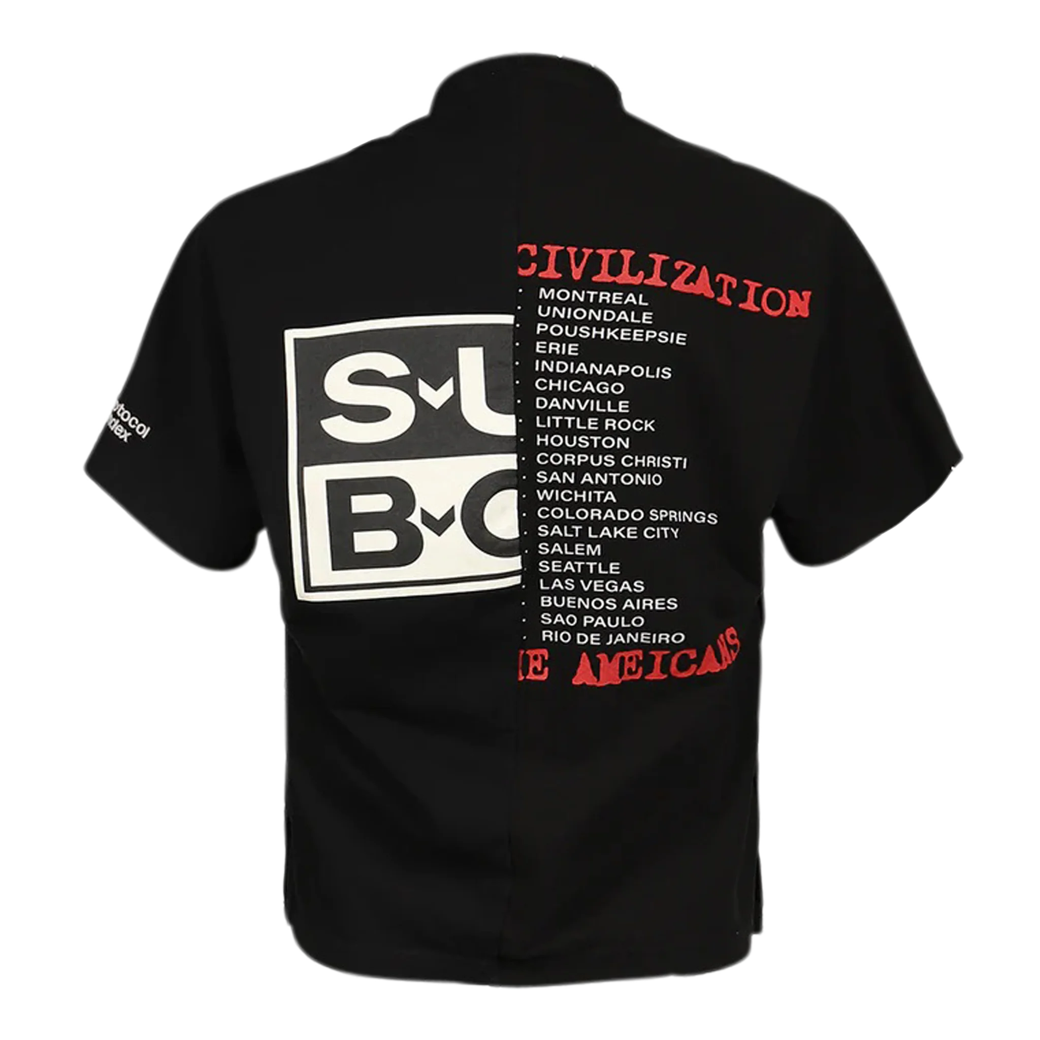 Fake Shoulder Seam Tee - Image 2