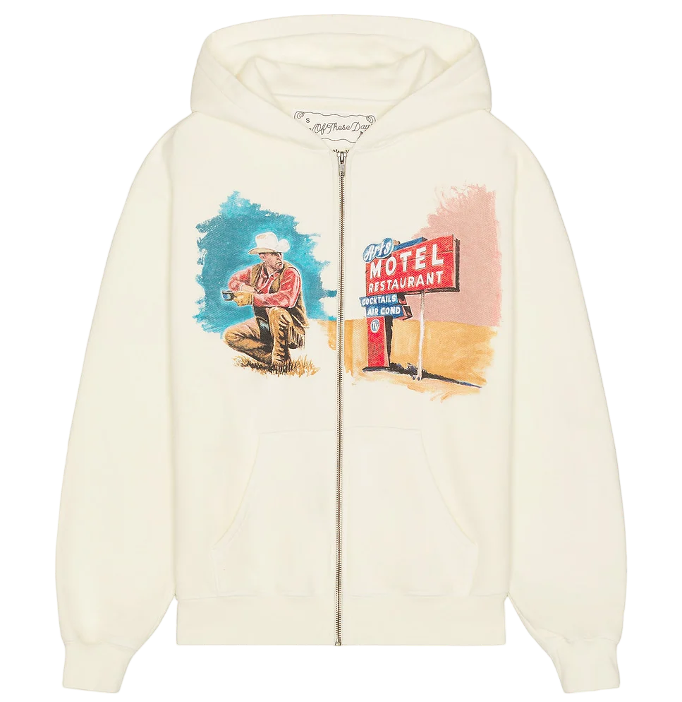 Morning First Remark Zip up Hoodie