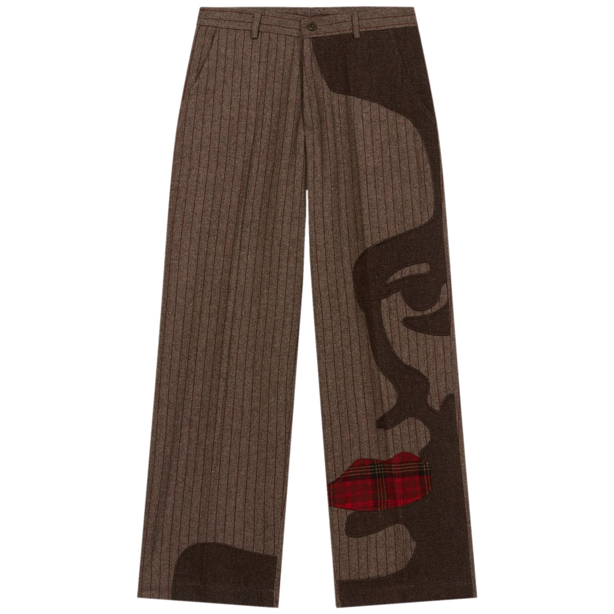 Patchwork Face Suit Bottom