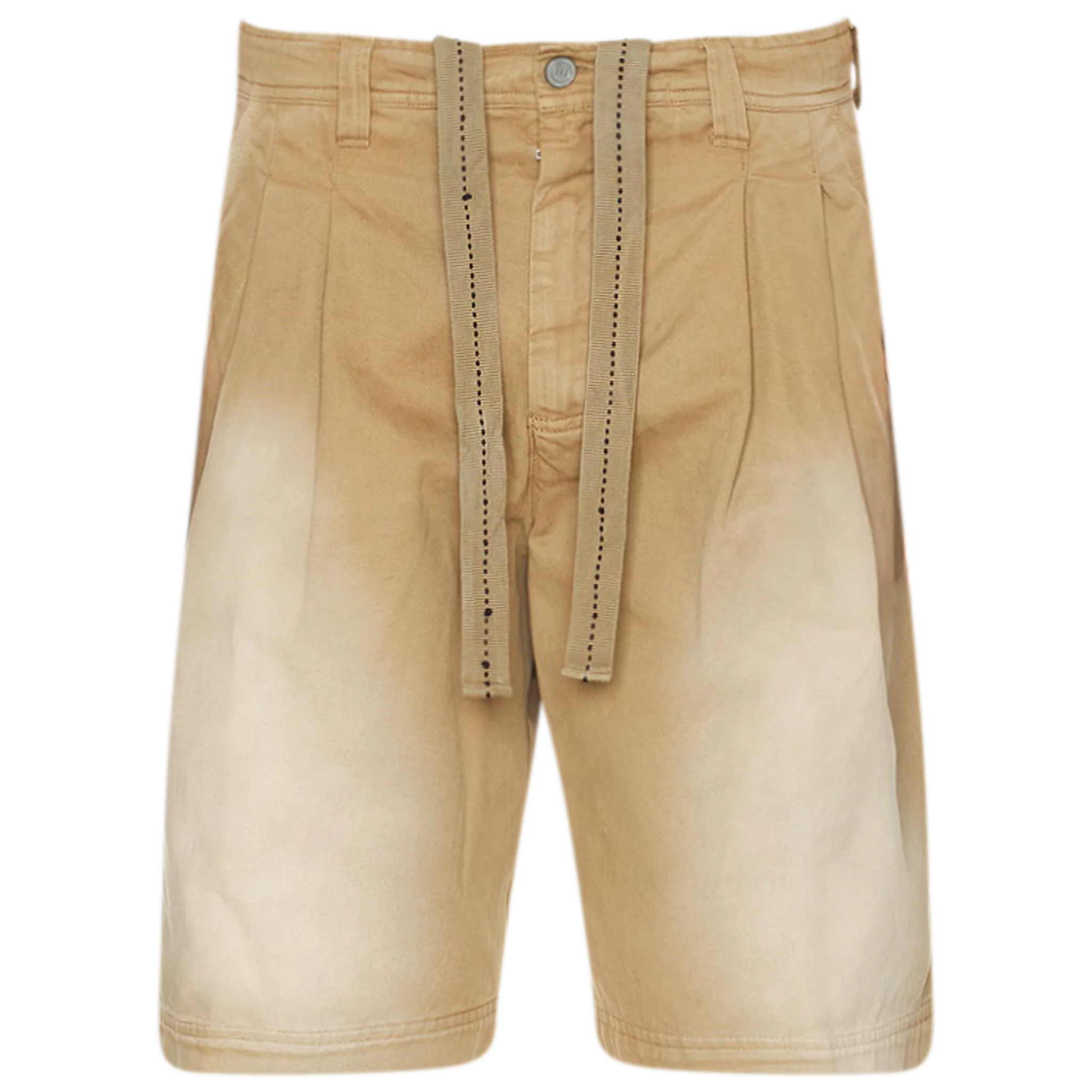 Pleated Chino Woven Shorts