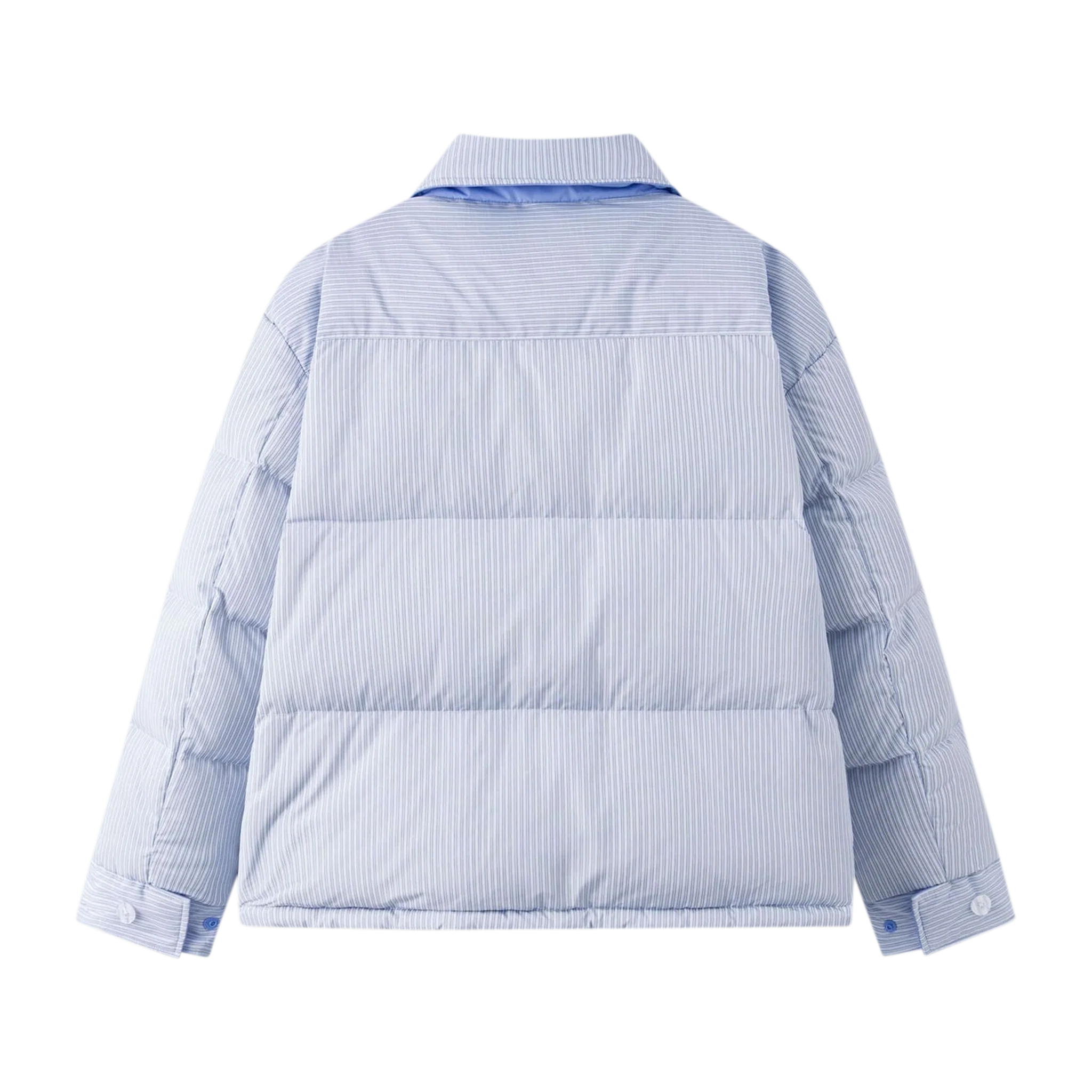 Reversible Shirt Down Puffer - Image 4