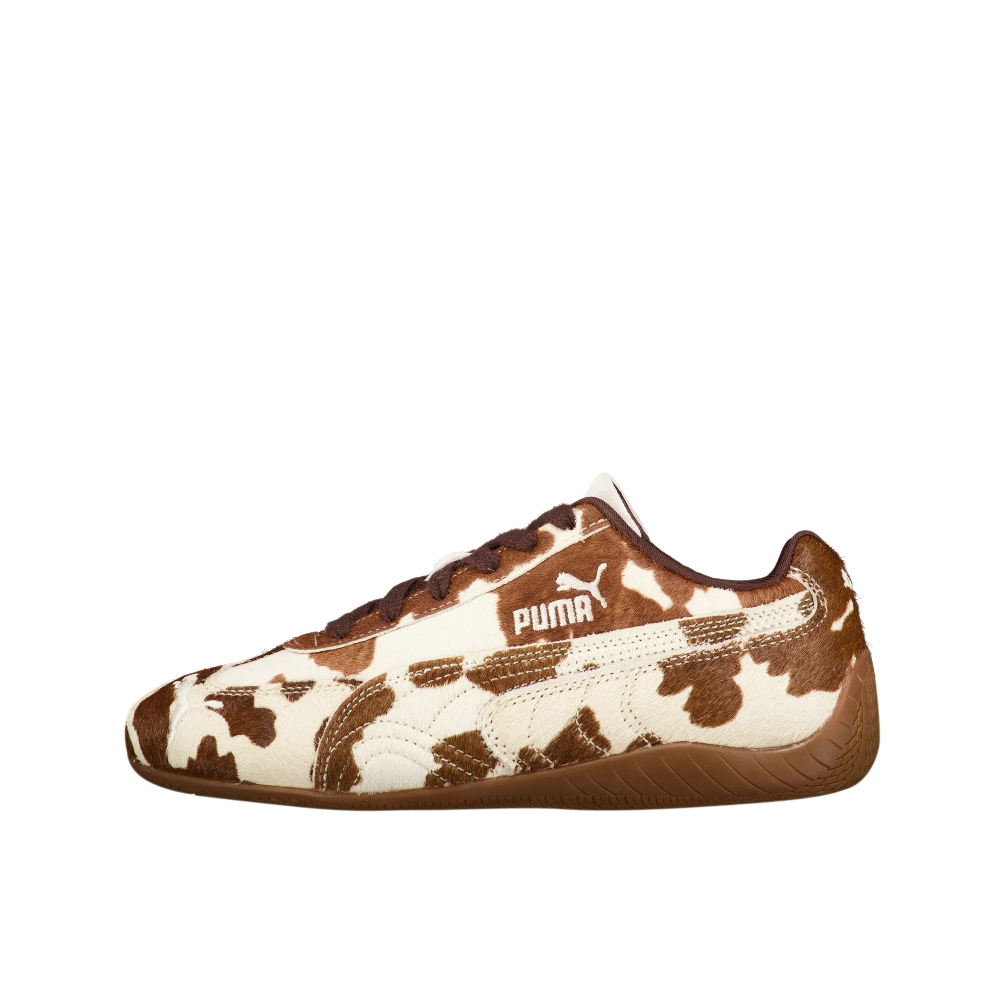 W Speedcat Cow Print 'Chocolate Brown'