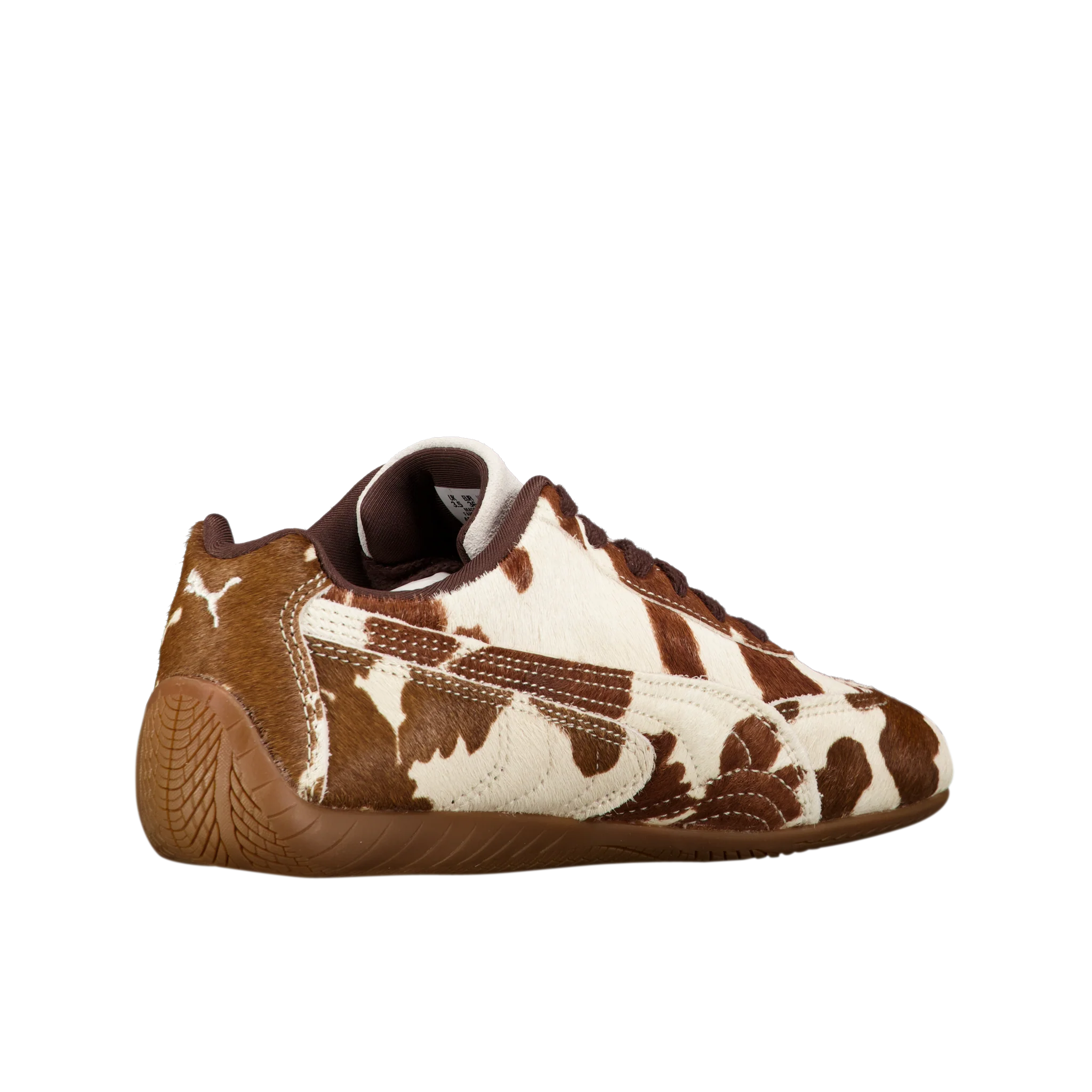 W Speedcat Cow Print 'Chocolate Brown' - Image 3