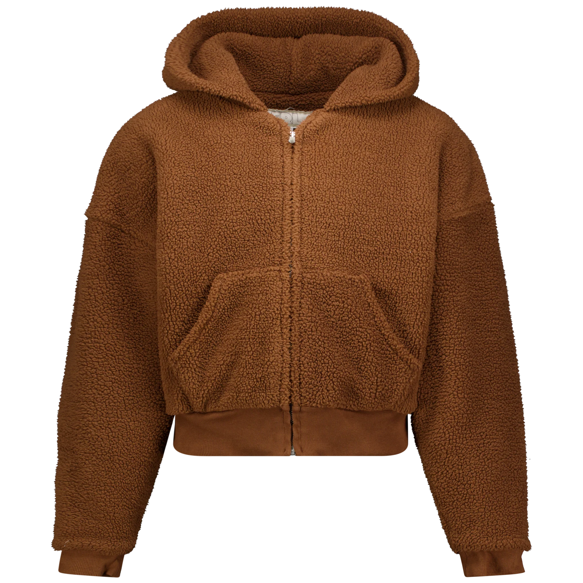 Terry Fleece Zipped Hoodie Knit