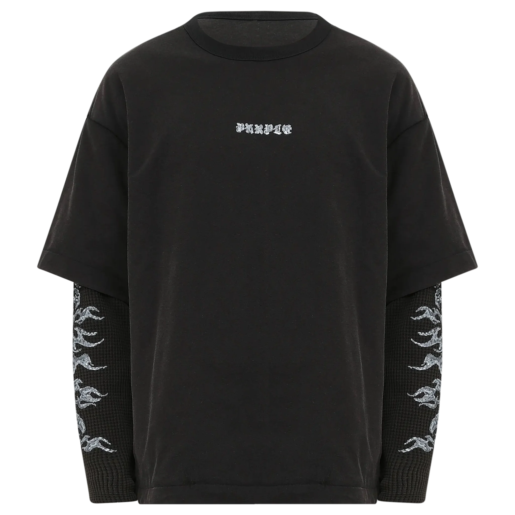 Textured Jersey Padded Tee