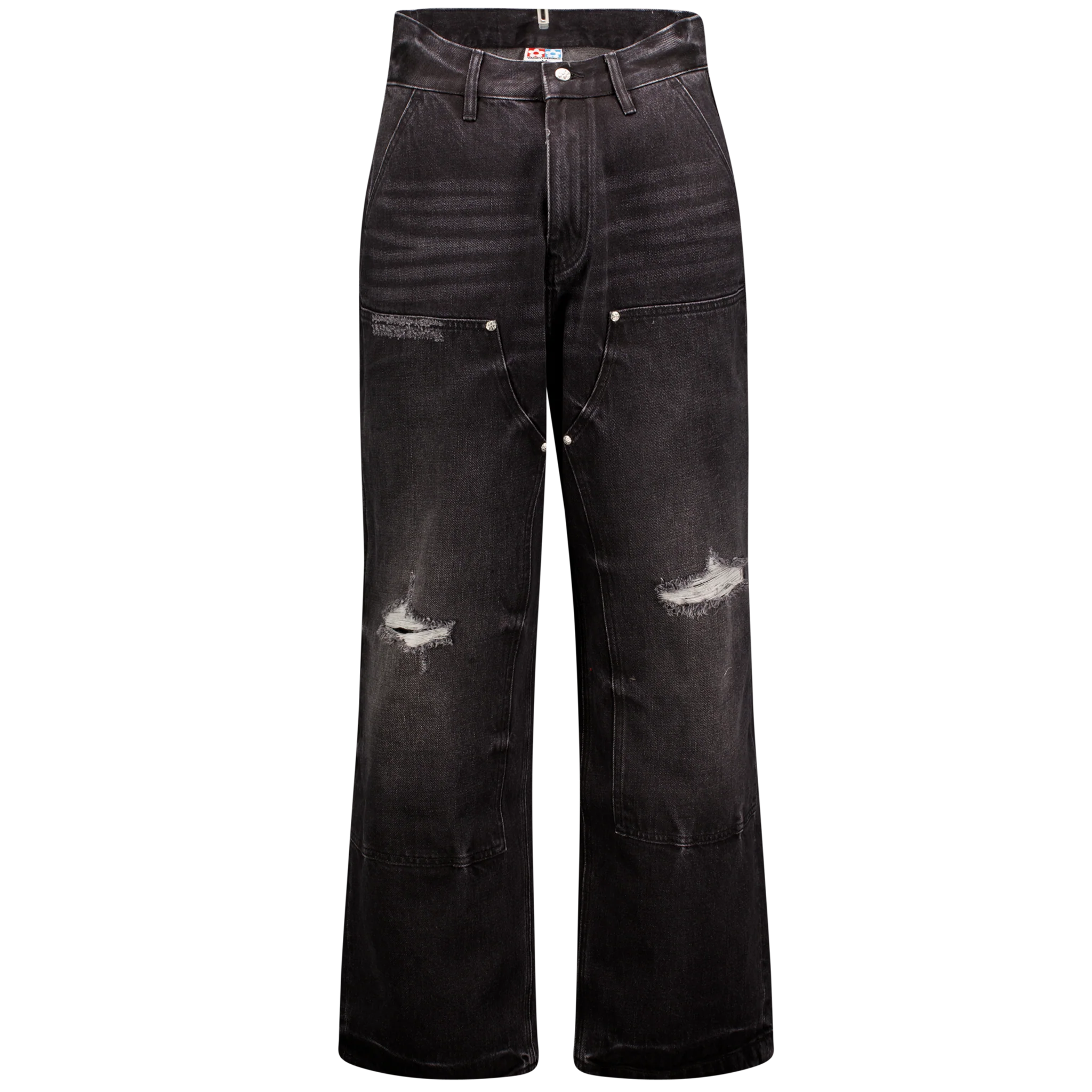 Vintage Washed Double Knee Pants