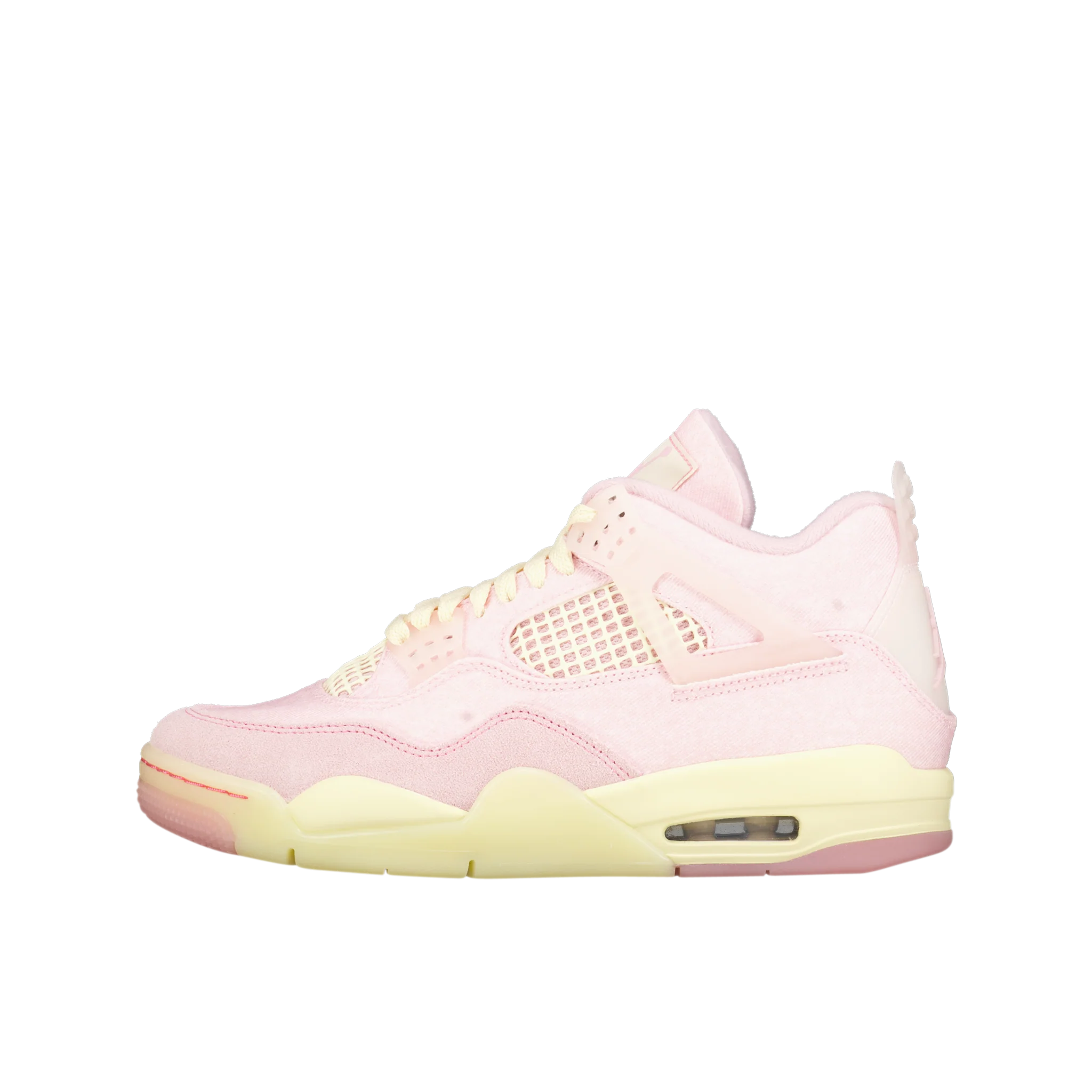 W Air Jordan 4 Denim 'Iced Carmine'