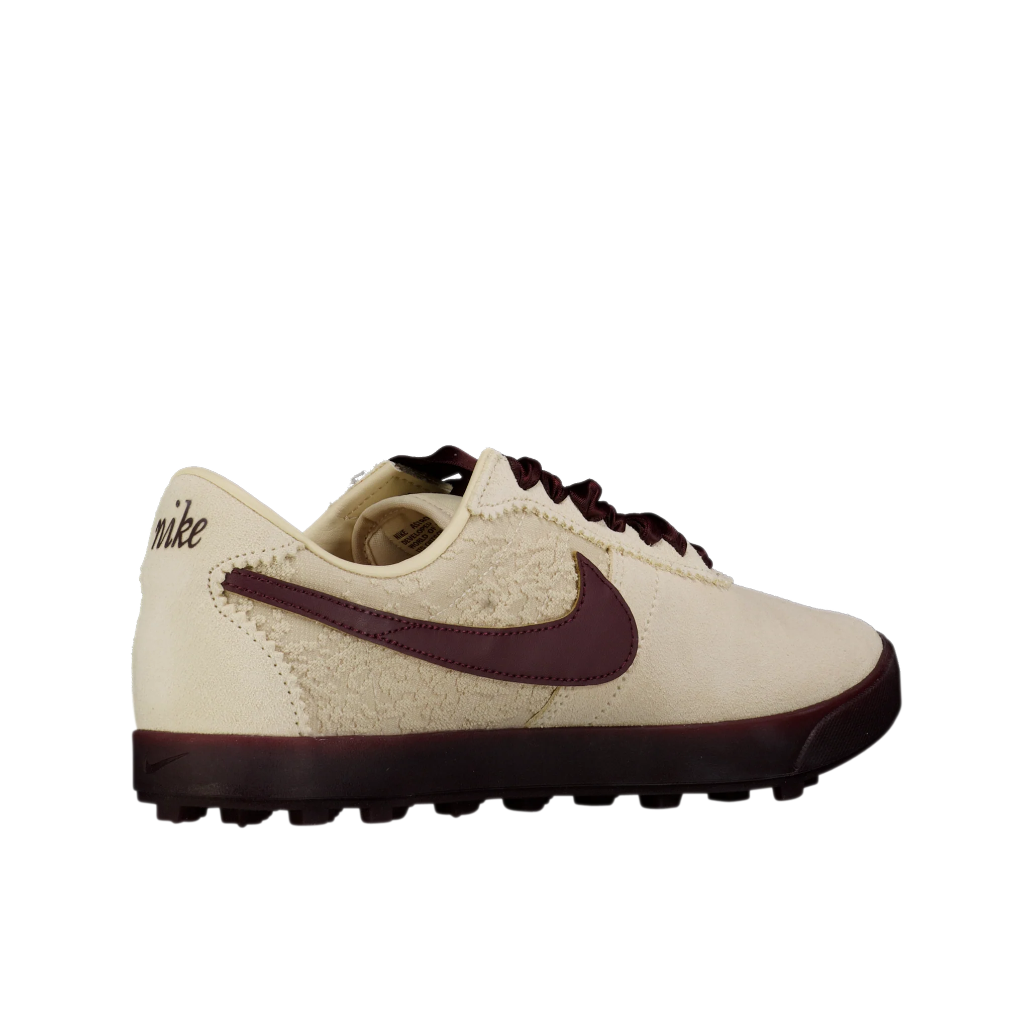 W Nike Astrograbber Leather 'Creamy Burgundy' - Image 3