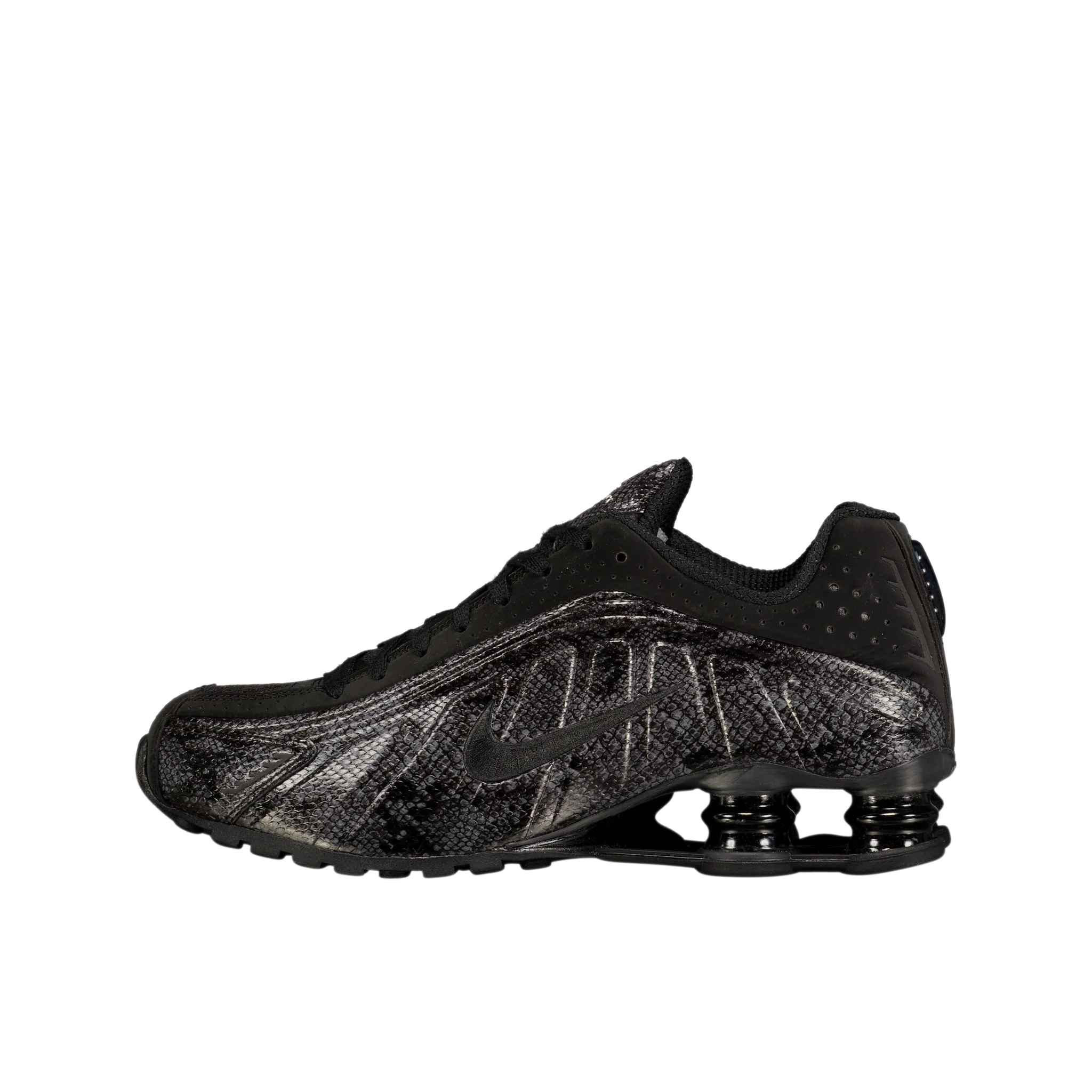 W Nike Shox R4 Print 'Black Snakeskin'