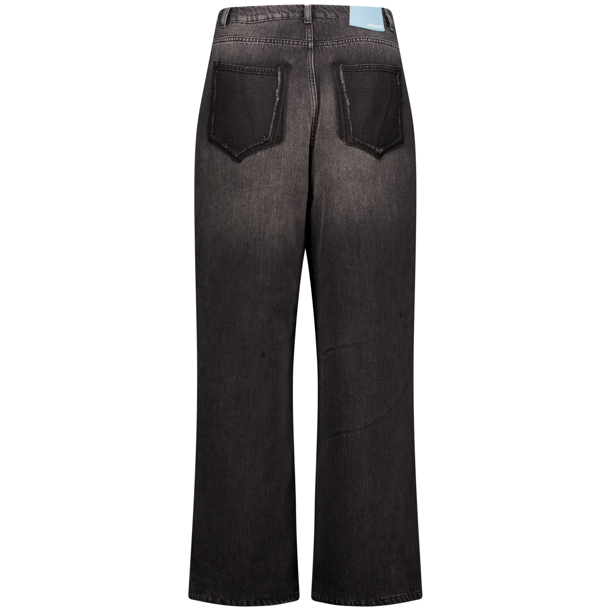 Wide Leg Padded Jeans - Image 2