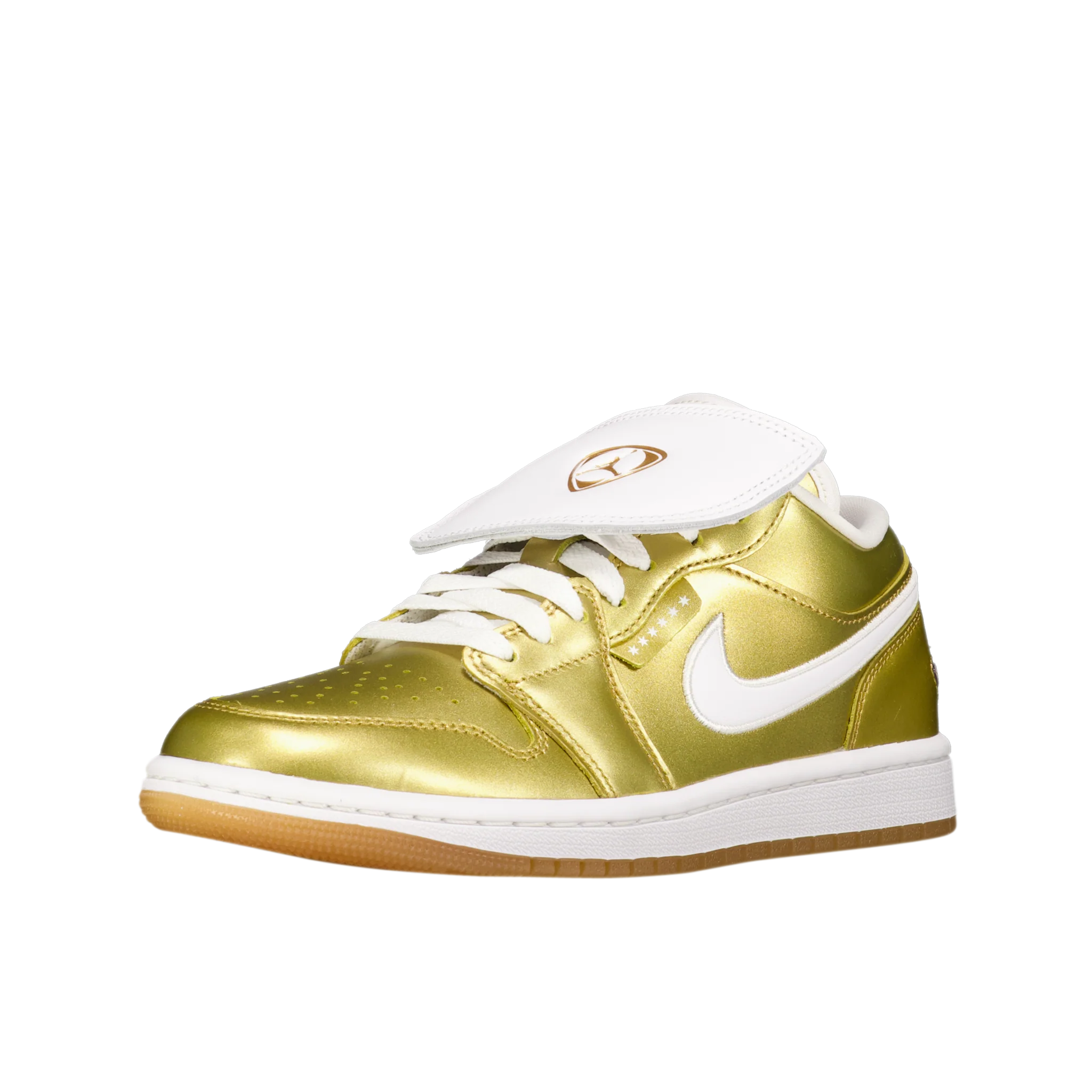 W Air Jordan 1 Low 'Gold Tiempo' - Image 2