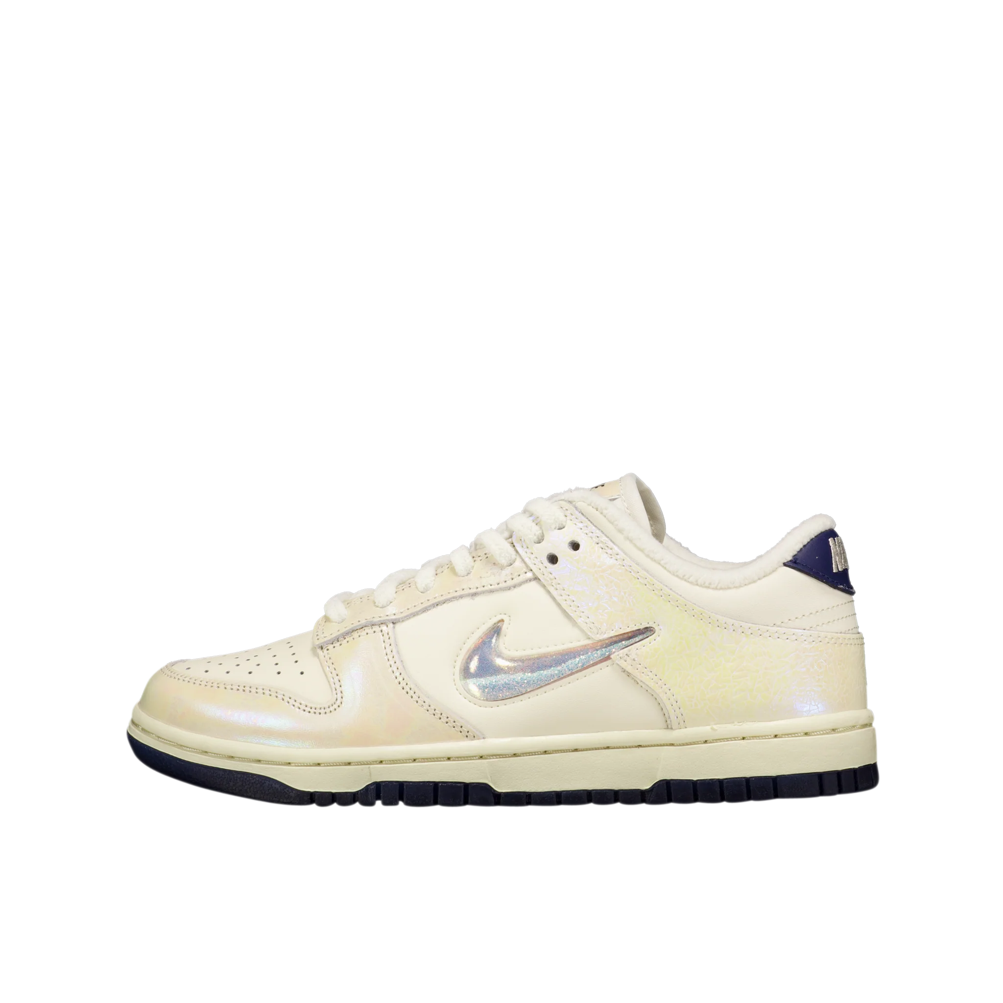 W Nike Dunk Low Jewel Swoosh 'Soft Pearl'